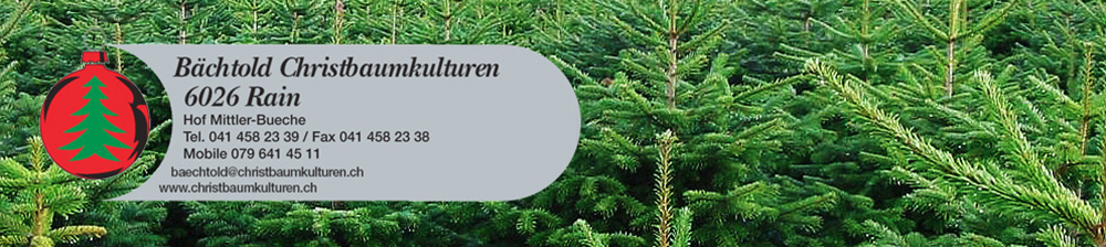 Bächtold Christbaumkulturen